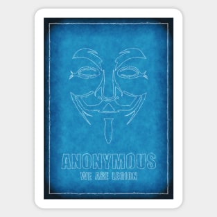 Anonymous - We Are Legion Sticker